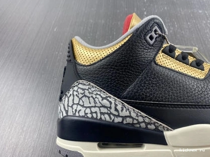 Rep Cement SoftTouch Gold Retro 3832 3 Black CK9246- Jordan 1014